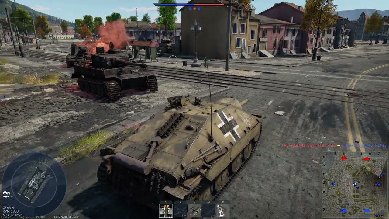 War Thunder Tank gameplay (no commentary) 165 YouTube