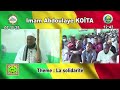 Le sermon du vendredi par Imam Abdoulaye KOÏTA _ le 07/11/2025