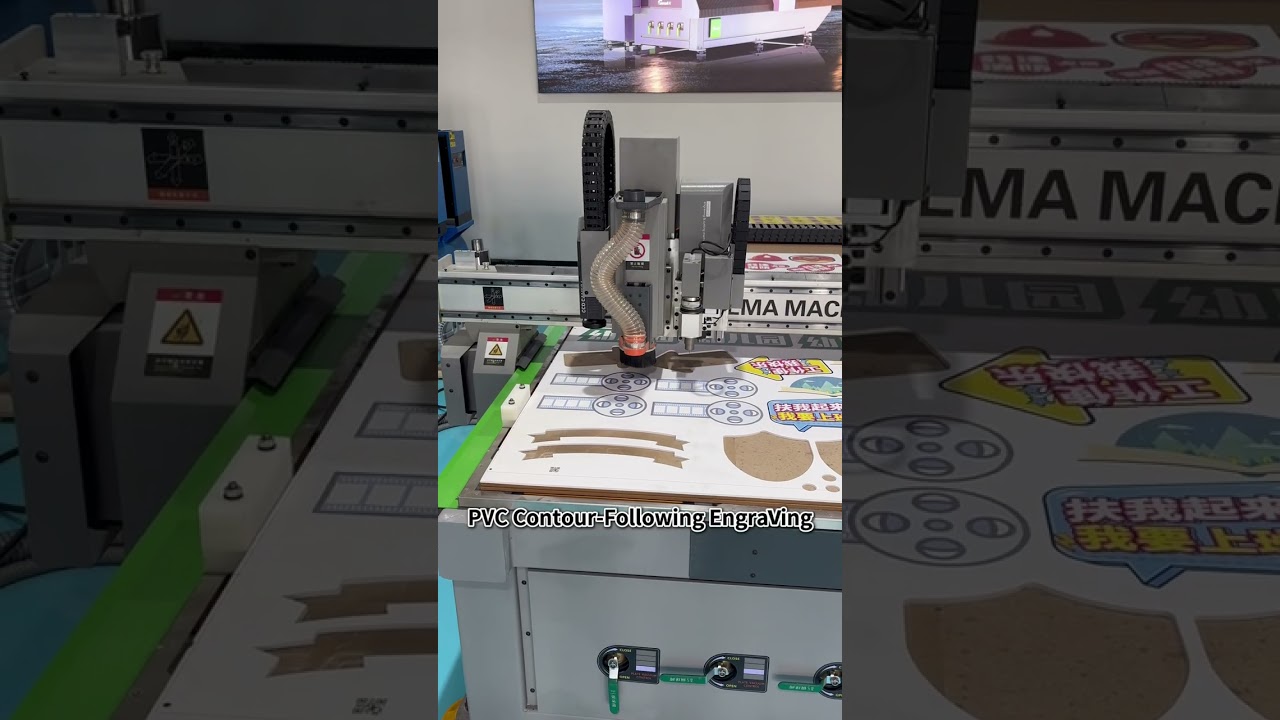 PVC Contour-Following Engraving
