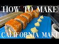 Comment faire des makis californiens  recette de maki californien  maki californien  chefj kitchen n tours