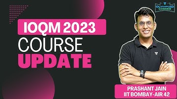 IOQM 2023 Course Update | Prashant Jain | Olympiad Corner
