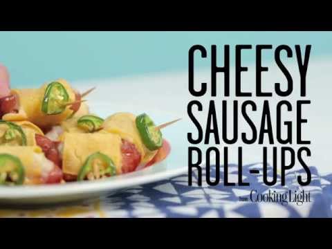 Cheesy Sausage Rollups | Cooking Light