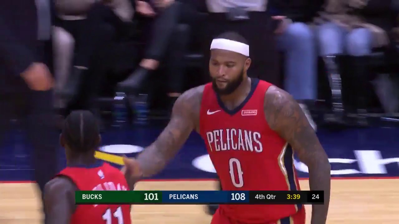 lonzo ball injury DeMarcus Cousins (26 points) Highlights vs. Milwaukee Bucks