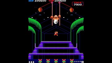 Donkey Kong 3 [Arcade Longplay] (1983) {Ambush hardware}