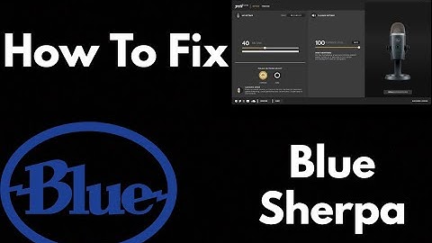 How To Fix Blue Sherpa Mic Detection
