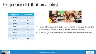 Stat 101 Lecture 2.1.5 - Using Frequency Distributions