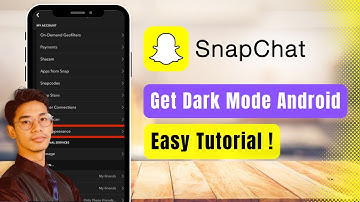 How to Get Dark Mode on Snapchat Android !