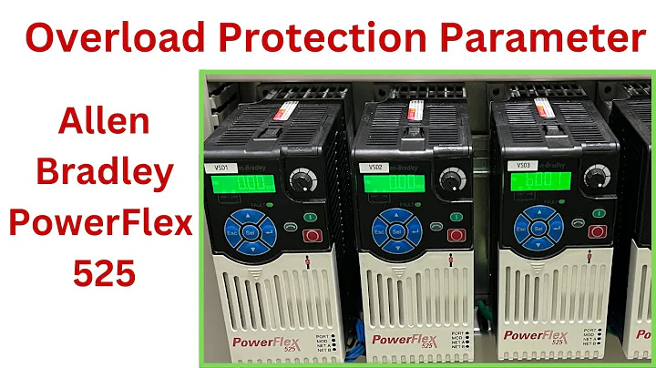 Allen Bradley PowerFlex 525 Program Current Overload Protection Parameter