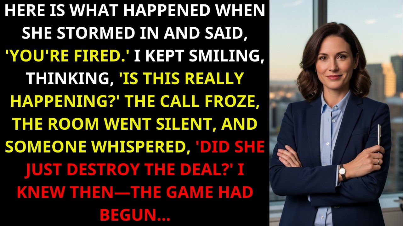She Fired Me While I Was Hosting the $2.4B Acquisition Call 📞 | Corporate Revenge