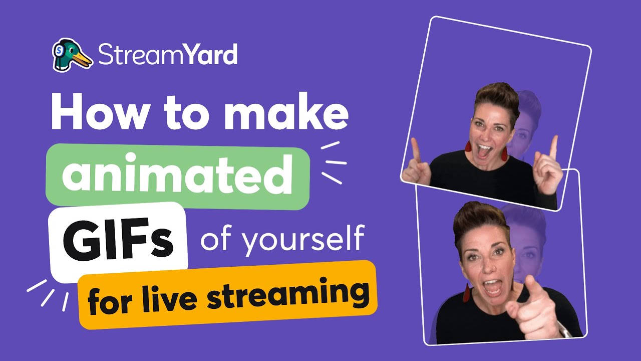 How to Make Animated GIFs of Yourself for Live Streaming 