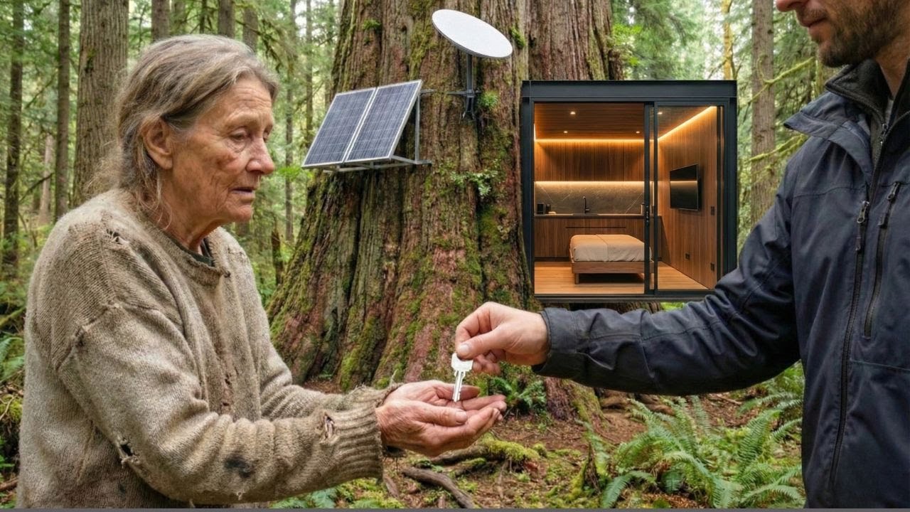Building a House in the Forest (ASMR) This Man Saves an Old Woman by Building a Modern Home