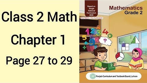 Class 2 Math Chapter 1 Whole Numbers Page 27 to 29 | Class 2 Math Unit 1 Whole Numbers Page 27 to 29