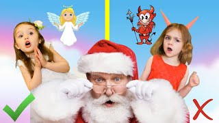 Дед Мороз приносит подарки послушным деткам! Правила поведения для детей. Good and Bad behavior kids