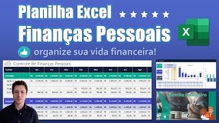 Planilha Excel Pronta: Controle de Finanças Pessoais - Orçamento Doméstico - Gastos Pessoais