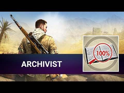 [Road to 100%] Sniper Elite 3 - Archivist - Achievement Walkthrough (All war diaries)