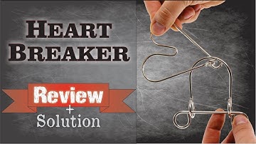 HEART BREAKER - Review & Solution - Puzzle Master Wire Puzzles