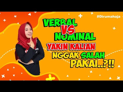 Perbedaan Verbal dan Nominal Sentence Dalam Simple Present Tense - #dirumahaja