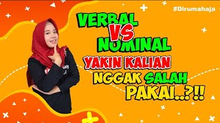 Perbedaan Verbal dan Nominal Sentence Dalam Simple Present Tense - #dirumahaja