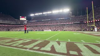 Texas A&M football 4th quarter light show
