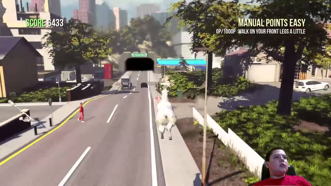 Goat Simulator Xbox One Episode 1 Walking Line!