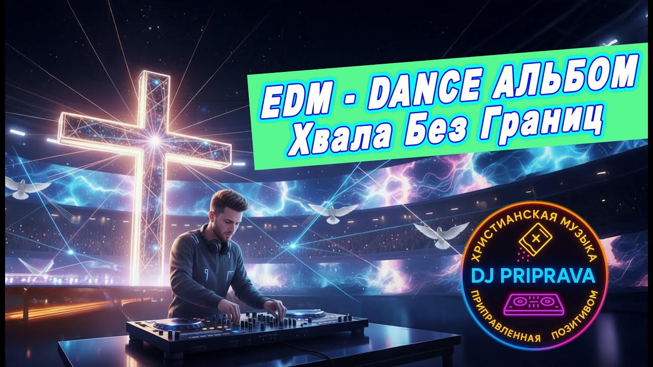 DJ Priprava - Христианский EDM - DANCE Альбом - Хвала без границ! Бог есть Любовь A-3