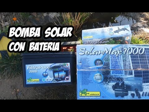 POTENTE BOMBA DE AGUA SOLAR CON BATERIA 🔋 | La Huerta de Ivan