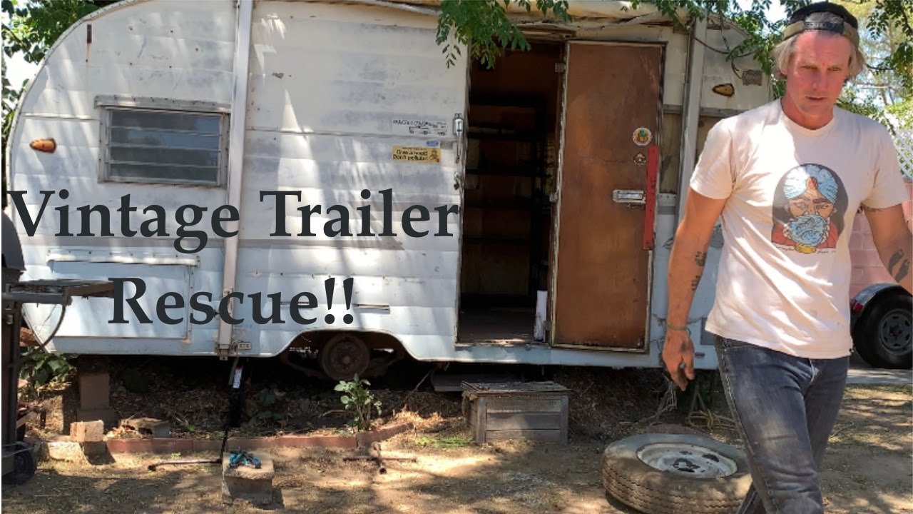 Vintage Travel Trailer Rescue | Vintage camper 1961 Shasta restoration