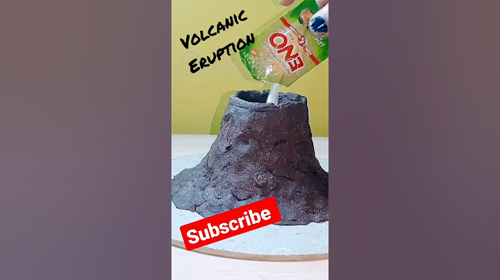 #shorts Volcano Eruption Model/Volcanic Eruption 🌋 /Kansal Creation