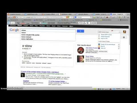 Como: Askew e Google gravidade do truque - Estou com sorte