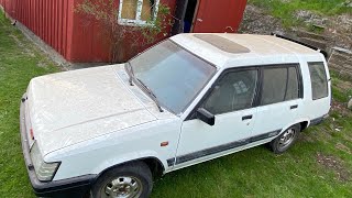 Starting my Toyota Tercel 4WD barnfind after 15 years