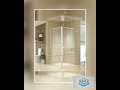Semi Frameless Shower Screen (98~106)x 195cm & (98~101)x 195cm Side AS/NZS Glass