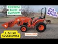 My first tractor-Kubota L2501 complete overview | After Delivery Inspection and starter accessories