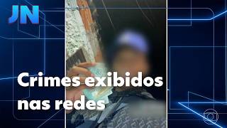 JN: Criminals post footage of their own crimes committed in São Paulo on social media