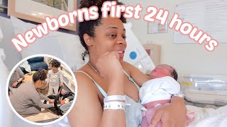NEWBORNS FIRST 24 HOURS OF LIFE | WHAT TO EXPECT + MEETING BIG BROTHER💕 by Marilenny’sJourney 13,257 views 1 year ago 18 minutes