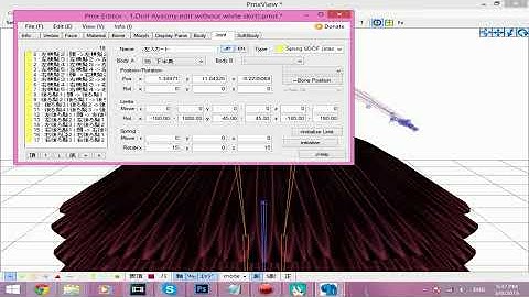 PMX Editor: Skirt Fix Tutorial
