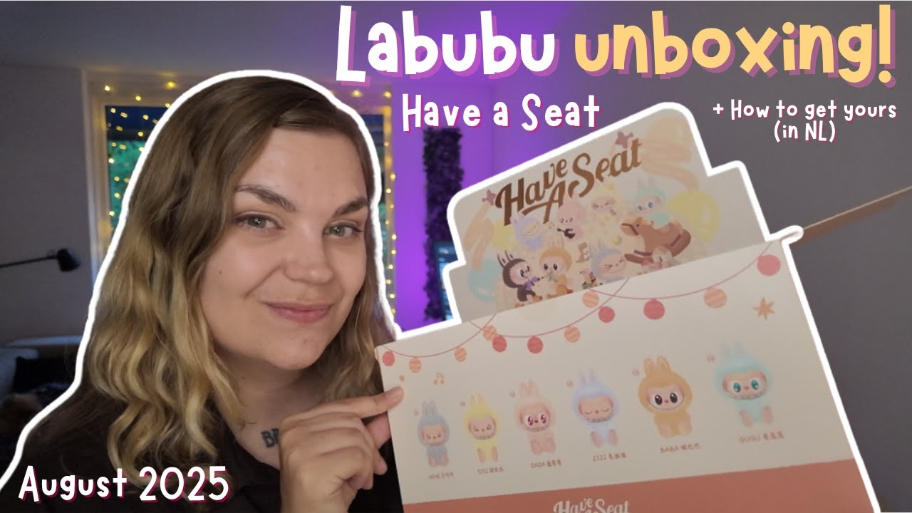 Labubu UNBOXING | Have a Seat, FULL Box | Amsterdam | August 2025