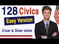 Official 128 Civics Questions and Answers - EASY VERSION | US Citizenship Test 2026