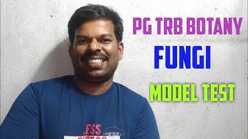 Pg trb botany fungi model test@ Biology easy