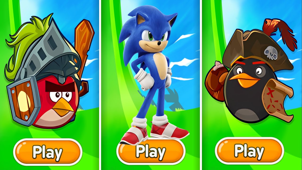 Sonic Dash - Movie Sonic Vs Epic-Red Vs Epic-Bomb Vs All Boss Zazz ...