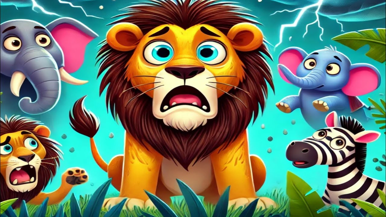 The Lion who Lost His Roar | kids Story | Motivation Storytelling - YouTube