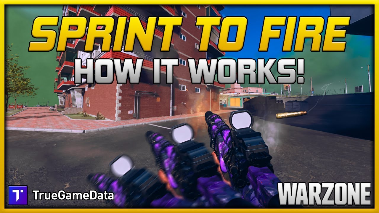 [WARZONE] How do Sprint To Fire Times Work?? Detailed Guide - YouTube