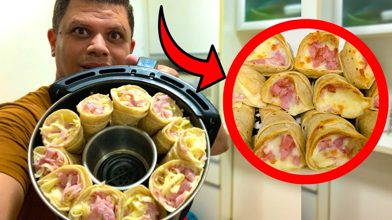 RAP 10 Recheado de Presunto e Queijo e muito Requeijão | CONE DE PIZZA