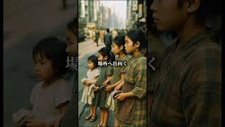親を失った子供たちの生き方 - 戦災孤児 (1940s〜) #shorts #歴史 #雑学