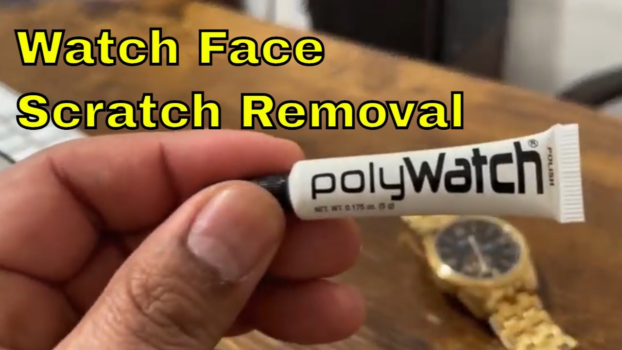 polyWatch Scratch Remover (Removes Scratches from Mineral and Sapphire  Crystals)