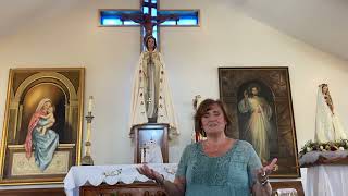 Ann Vucic - testimony @ Rosa Mystica House of Prayer, Edmeston, NY - July 2022 screenshot 1