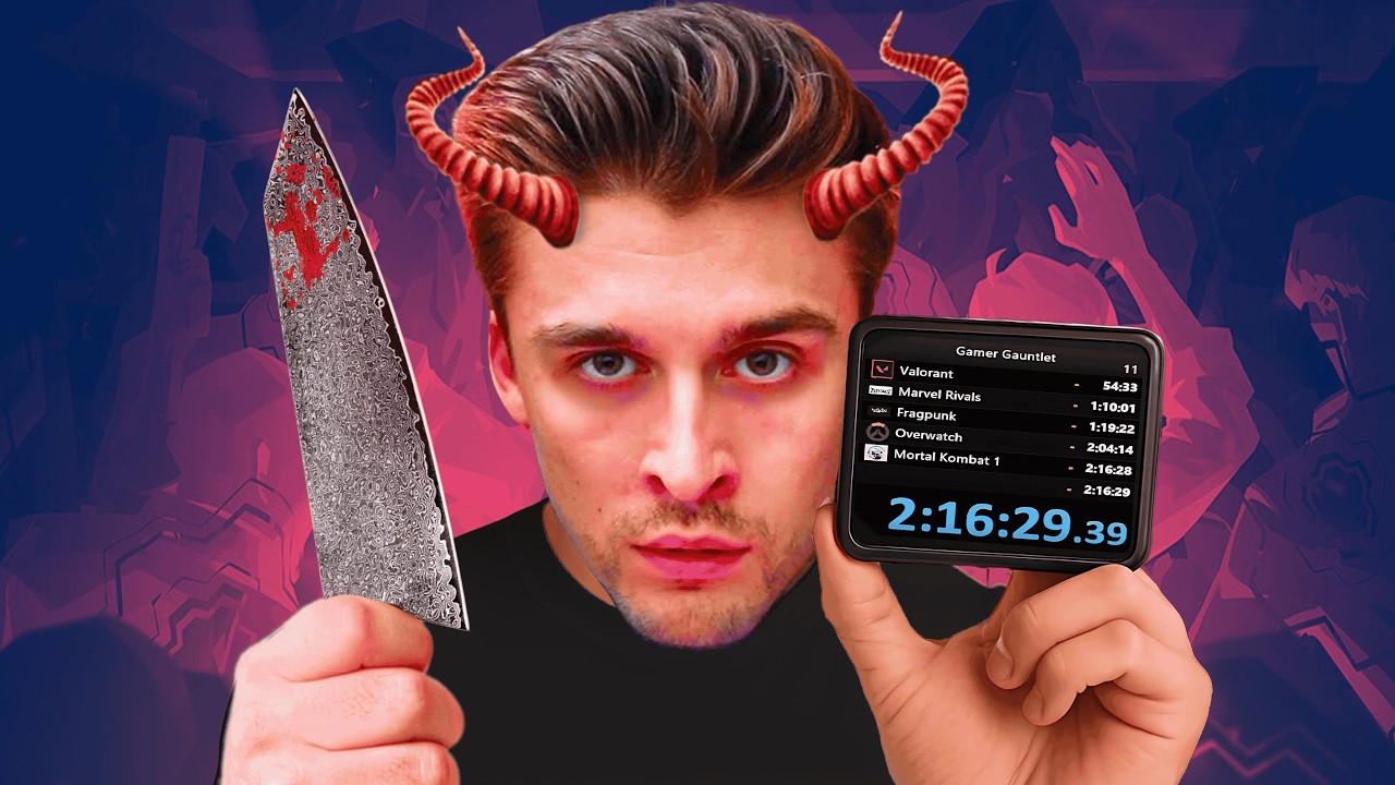 I Beat Ludwig's Hardest Gaming Challenge (The Gamer Gauntlet)