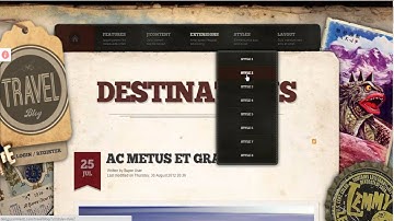 Joomla Template JXTC TravelBlog- Menzza.com