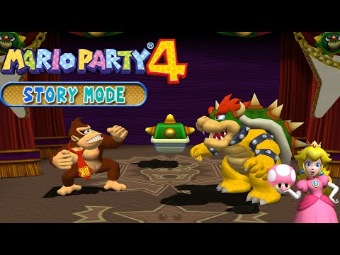 Mario Party 4 Story Mode Expert All Boards 4K 