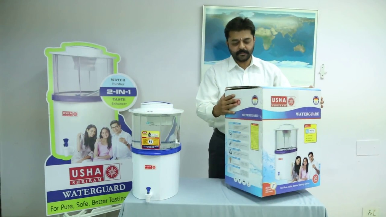 How to Install Usha Water Purifier / Guard (Hindi) - YouTube