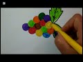 How to draw 🍇 | #grapesdrawing #easydrawing #tutorial